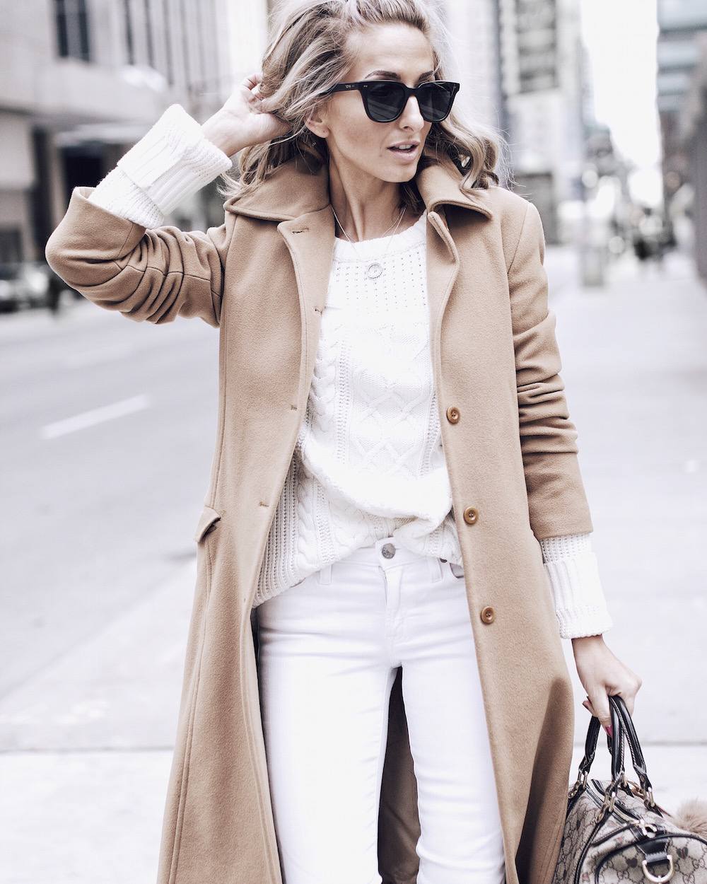 camel coat outfit ideas